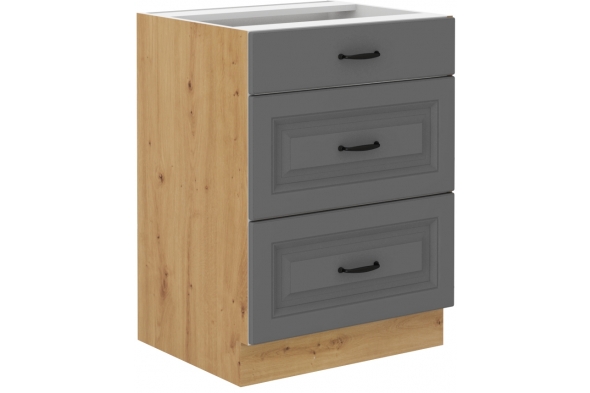 Szafka dolna 3 szuflady 60 D 3S PREMIUM BOX